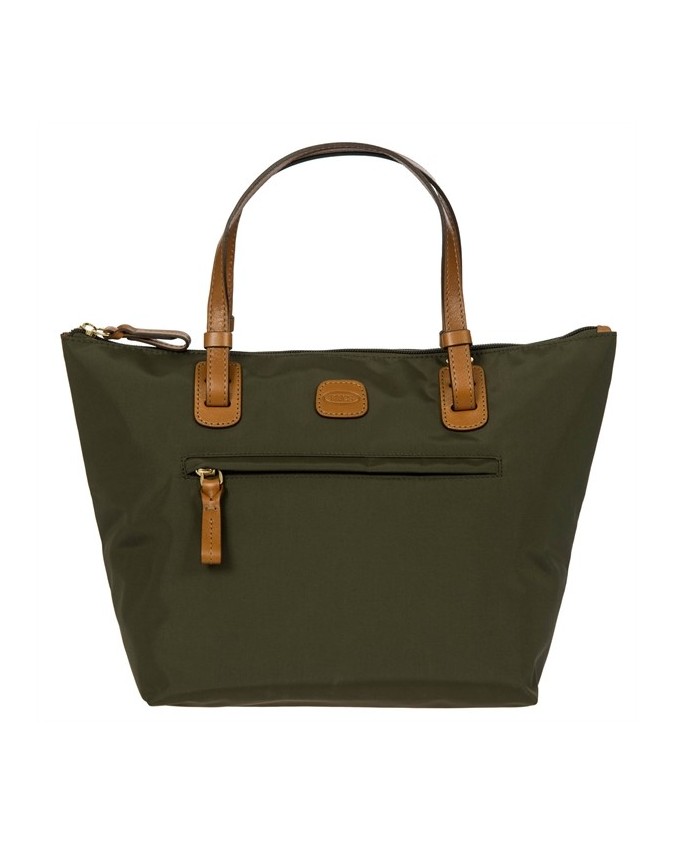  Bric's - Borsa Shopper Piccola in Nylon con Tasca Frontale