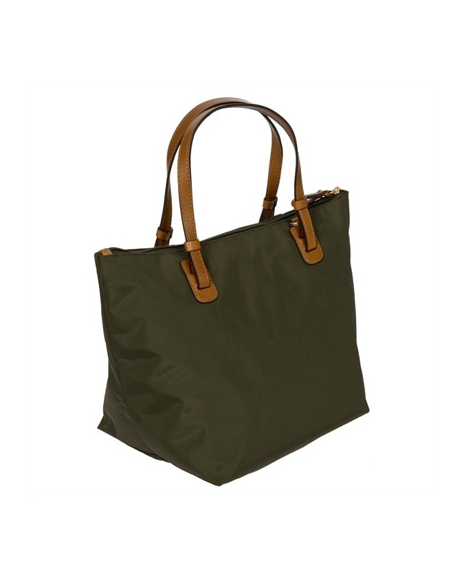  Bric's - Borsa Shopper Piccola in Nylon con Tasca Frontale
