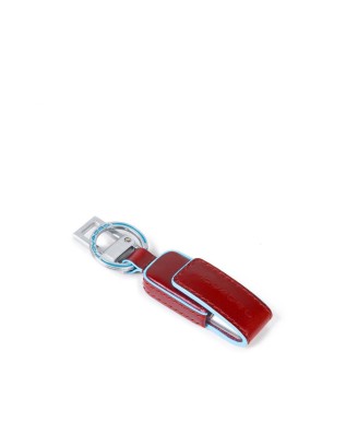 Portachiavi PIQUADRO - Portachiavi in pelle chiavetta USB da 2