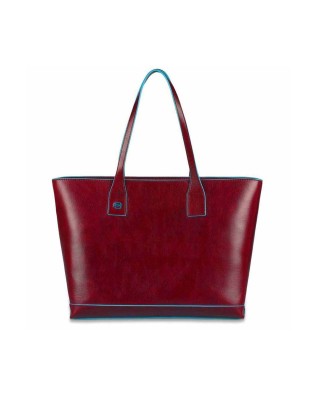 Piquadro - Shopping bag con compartimento porta iPad®mini Blue Square 2