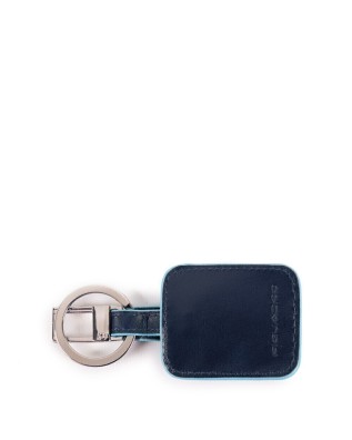 Portachiavi Piquadro - Portachiavi in pelle Blue Square con 2
