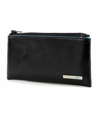 PIQUADRO - Astuccio Portachiavi in Pelle con un anello  - PC1514B2