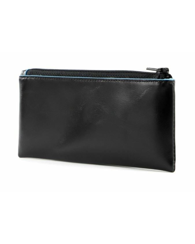 PIQUADRO - Astuccio Portachiavi in Pelle con un anello  - PC1514B2