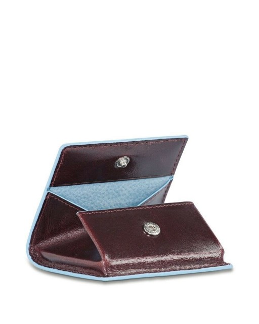 Piquadro - Porta monete in pelle Blue Square