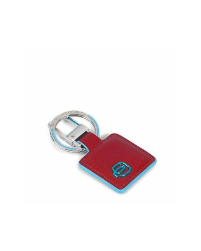 PIQUADRO - Portachiavi in pelle con anella e moschettone - PC3757B2