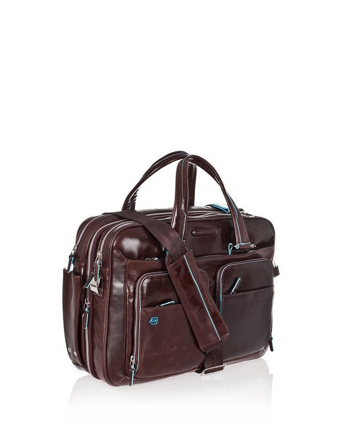 Piquadro Borsa porta PC 15" espandibile con tracolla Blue Square
