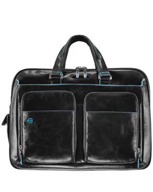 Piquadro Borsa porta PC 15" espandibile con tracolla Blue Square 2