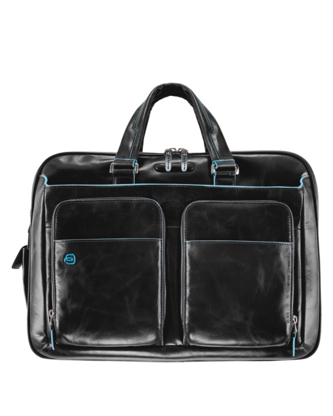 Piquadro Borsa porta PC 15" espandibile con tracolla Blue Square