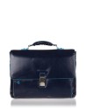 PIQUADRO - Cartella in pelle con patta - CA3111B2