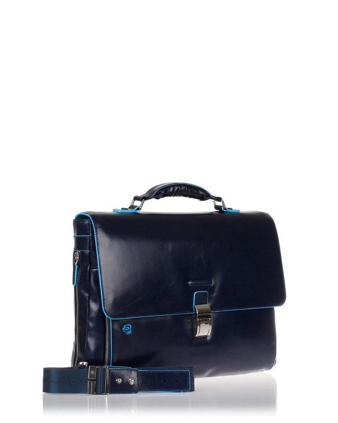 PIQUADRO - Cartella in pelle con patta - CA3111B2