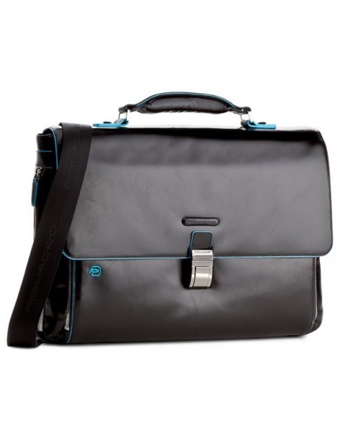 PIQUADRO - Cartella in pelle con patta- CA3111B2
