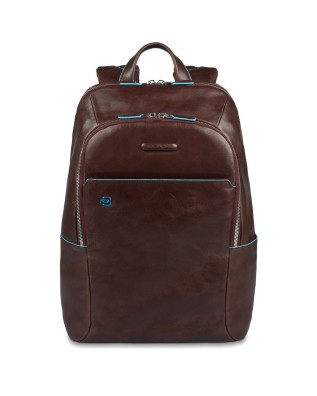 Piquadro -  Zaino in pelle porta computer 14'' Blue Square