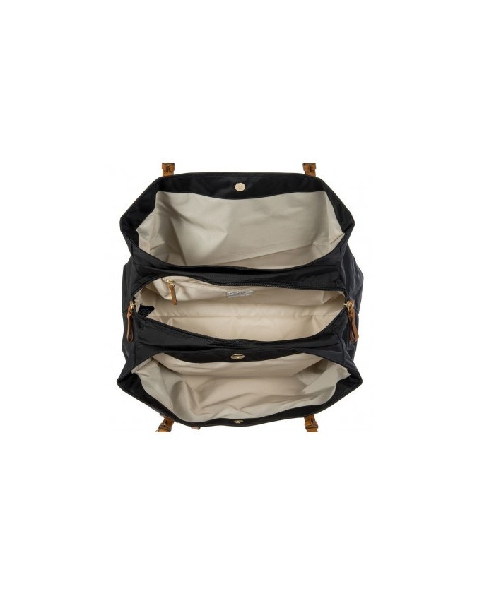  Bric's - Borsa a Spalla Grande Tre Scomparti in Nylon X-Bag