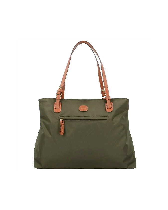  Bric's - Borsa a Spalla Grande Tre Scomparti in Nylon X-Bag