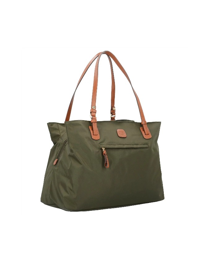  Bric's - Borsa a Spalla Grande Tre Scomparti in Nylon X-Bag