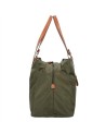  Bric's - Borsa a Spalla Grande Tre Scomparti in Nylon X-Bag