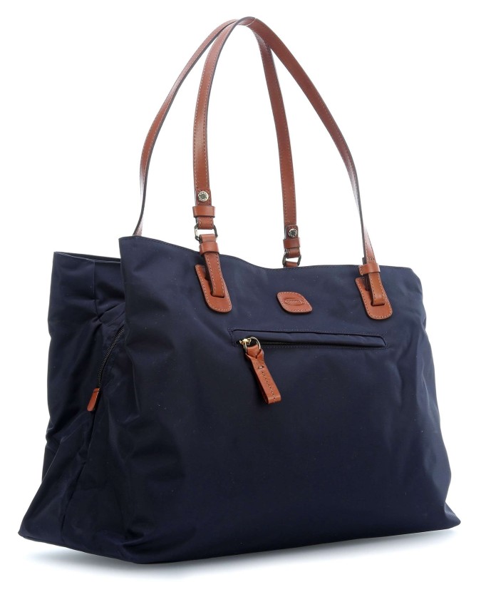  Bric's - Borsa a Spalla Grande Tre Scomparti in Nylon X-Bag