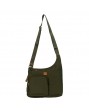  Bric's - Borsa a Tracolla in Nylon con Tasca Frontale Hipster