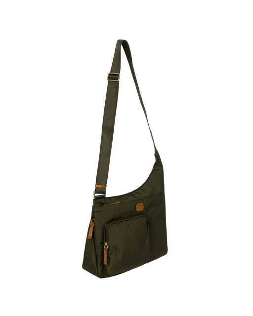  Bric's - Borsa a Tracolla in Nylon con Tasca Frontale Hipster