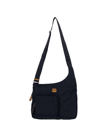  Bric's - Borsa a Tracolla in Nylon con Tasca Frontale Hipster