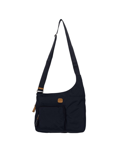  Bric's - Borsa a Tracolla in Nylon con Tasca Frontale Hipster