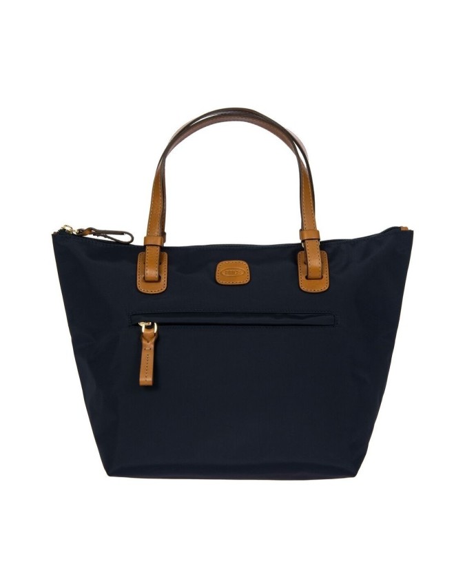 Bric's - Borsa Shopper Piccola in Nylon con Tasca Frontale