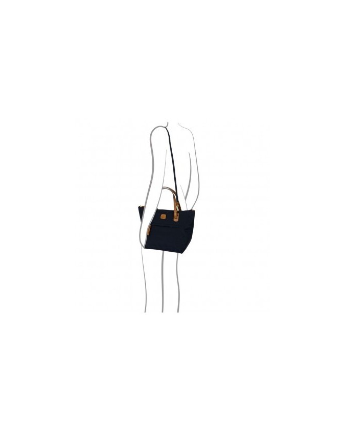  Bric's - Borsa Shopper Piccola in Nylon con Tasca Frontale