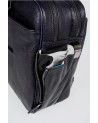 PIQUADRO - Cartella in pelle due manici BagMotic - Blu - CA3950B3BM/BLU