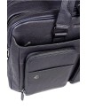 PIQUADRO - Cartella in pelle due manici BagMotic - Blu - CA3950B3BM/BLU