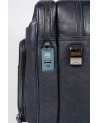 PIQUADRO - Cartella in pelle due manici BagMotic - Blu - CA3950B3BM/BLU