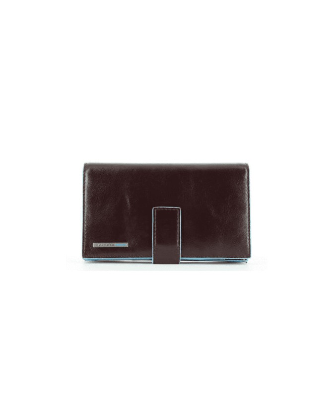 PIQUADRO - Portafoglio donna con porta monete e carte - Mogano - PD1353B2/MO
