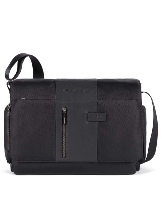 Borse Messenger Piquadro - Borsa Messenger in tessuto riciclato
