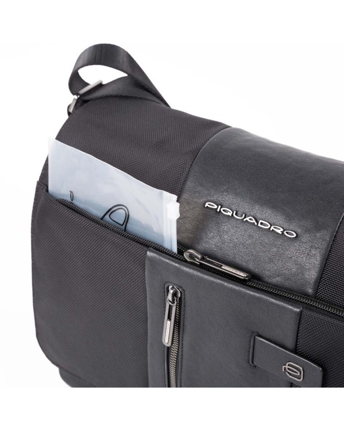 Borse Messenger Piquadro - Borsa Messenger in tessuto riciclato
