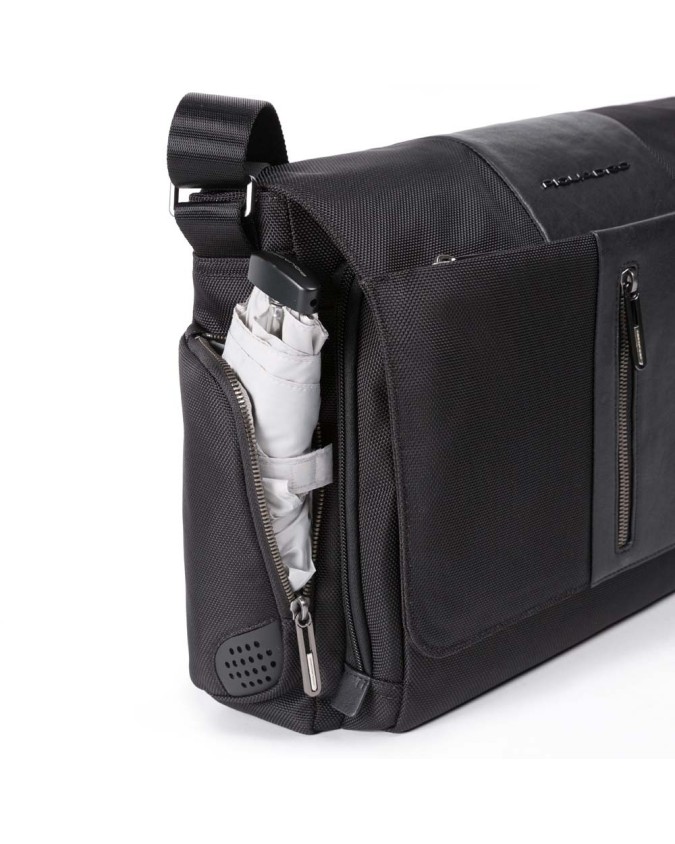 Borse Messenger Piquadro - Borsa Messenger in tessuto riciclato