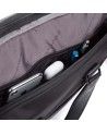 Piquadro - Cartella 2 comparti PC 15,6''  in pelle e tessuto Brief 2