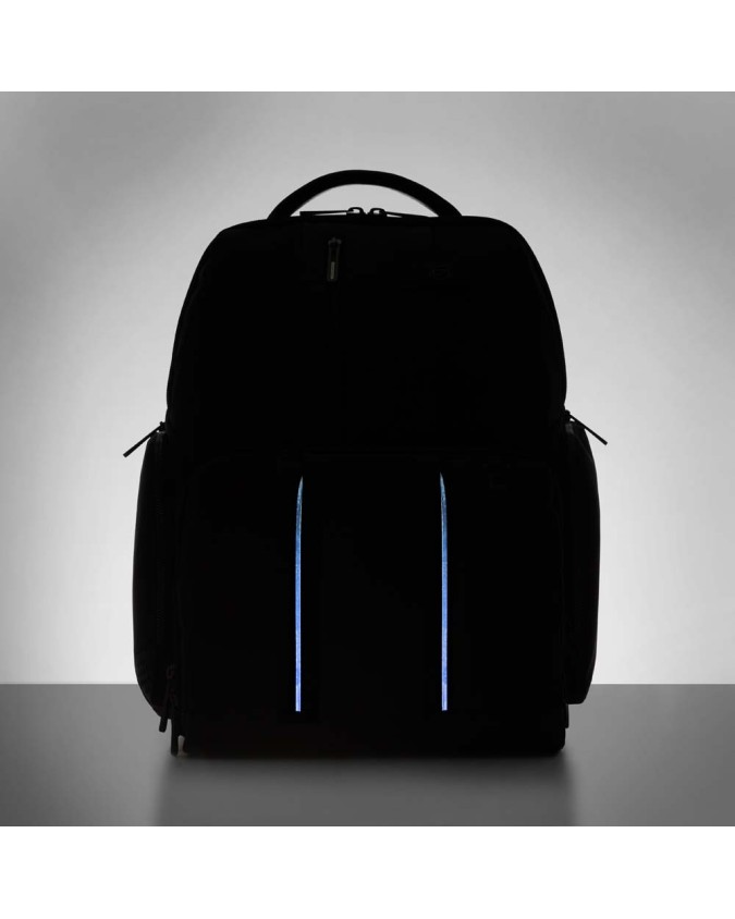 Zaini Porta PC Piquadro - Zaino grande porta PC con luce LED -