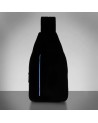 Piquadro - Monospalla Brief 2  in tessuto riciclato con luce LED