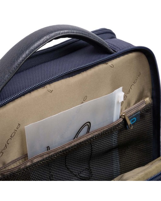 Piquadro - Zaino Medio porta PC 15,6'' e porta iPad® in tessuto riciclato Brief 2