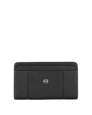 Portafogli Donna Piquadro - Portafoglio Donna in pelle con zip