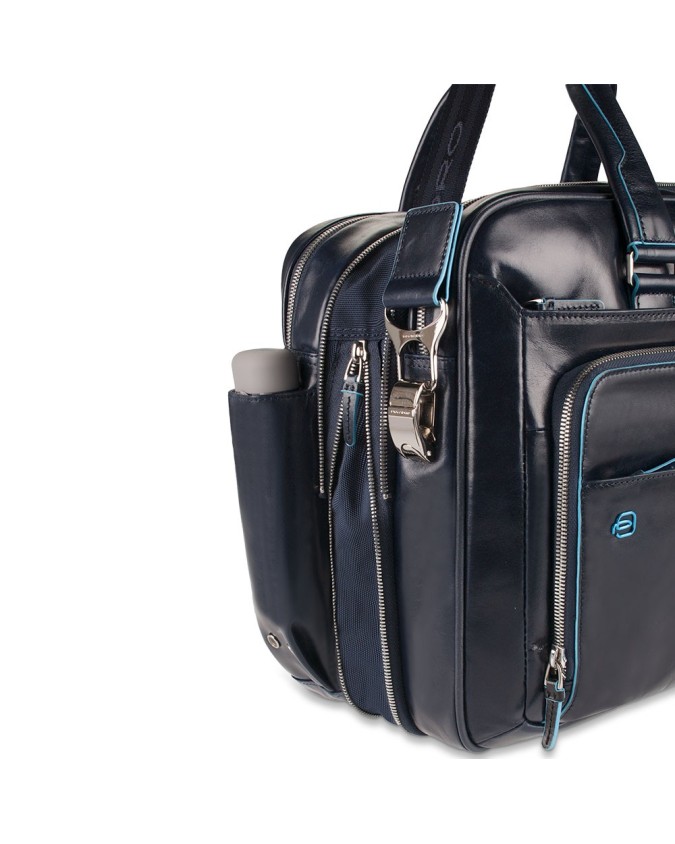 Piquadro Borsa porta PC 15" espandibile con tracolla Blue Square