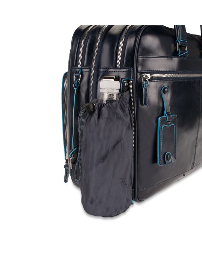 Piquadro Borsa porta PC 15" espandibile con tracolla Blue Square
