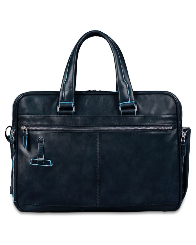Piquadro Borsa porta PC 15" espandibile con tracolla Blue Square