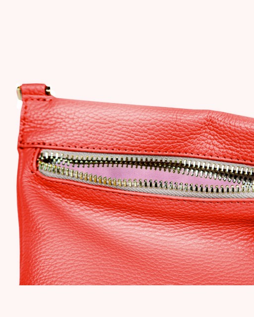Borse a Tracolla Love My Bags Happy - Borsa/Pochette in vitello