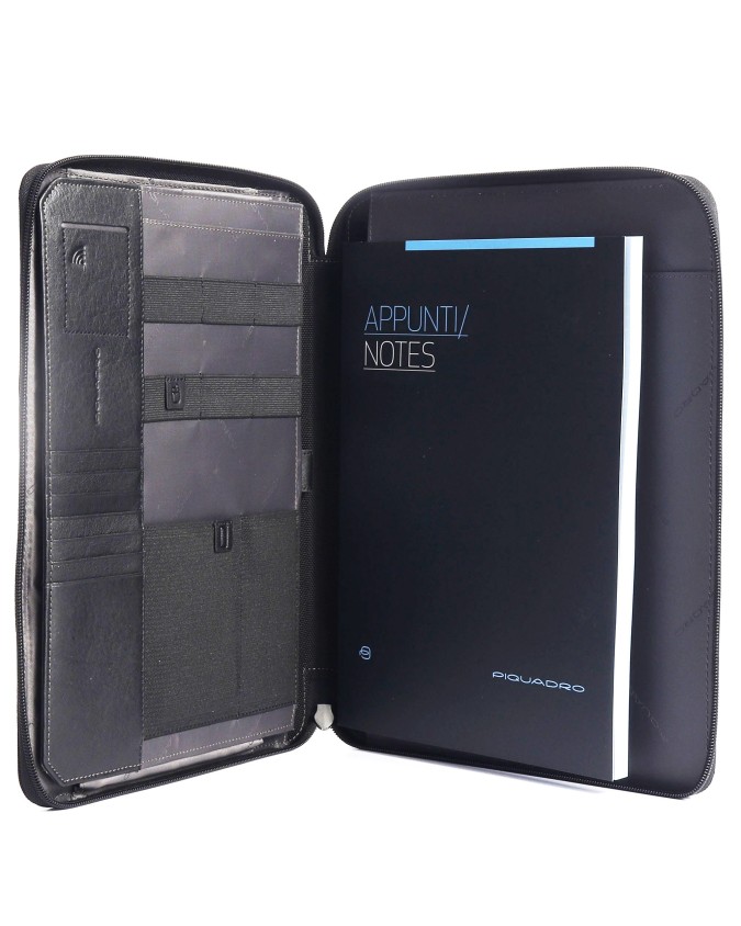 Agende e Portadocumenti Piquadro - Portablocco Brief 2 A4 porta