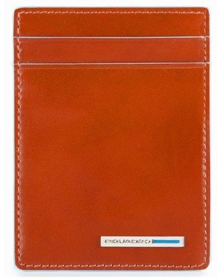 PIQUADRO - Porta carte credito,biglietti,ferma soldi - Arancio