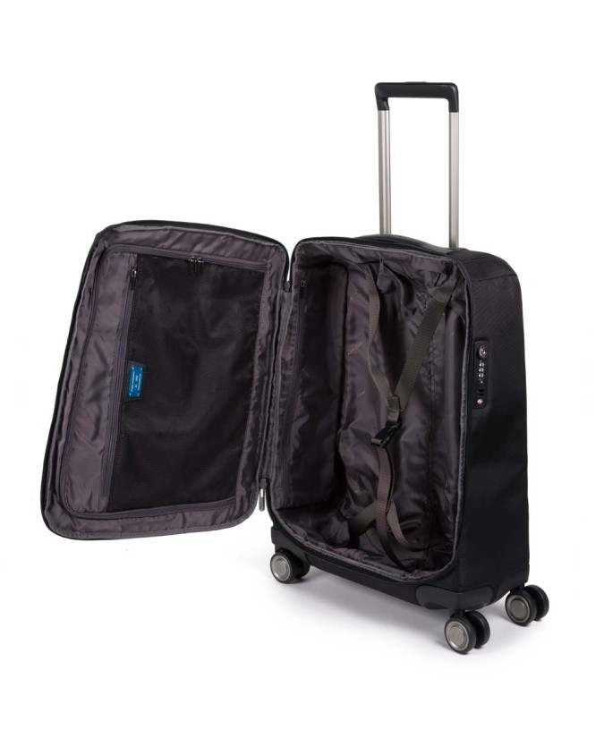 Trolley Piquadro - Trolley cabina 4 ruote ultra slim tessuto