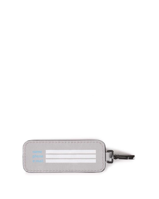 Etichette porta Indirizzo Piquadro - Address tag in pelle con