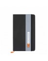 Agende e Portadocumenti Piquadro - Quaderno A6 pelle e tessuto