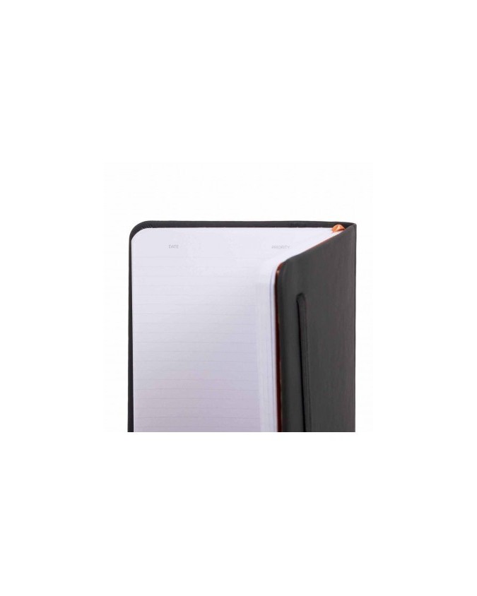 Agende e Portadocumenti Piquadro - Quaderno A6 pelle e tessuto