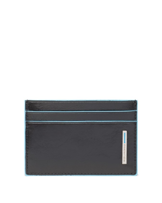 Piquadro Blue Square Porta carte di credito e biglietti da visita Nero - PP906B2/N